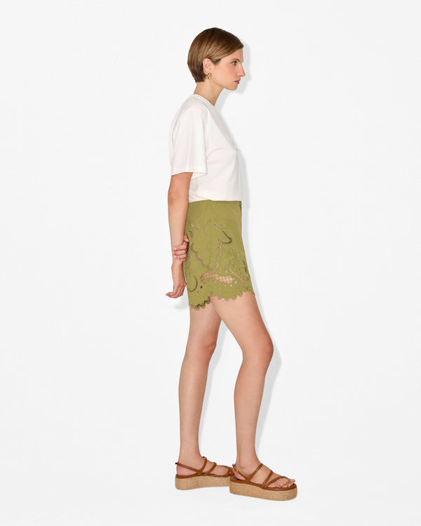 Magali Pascal FRUTTA SHORTS OLIVE