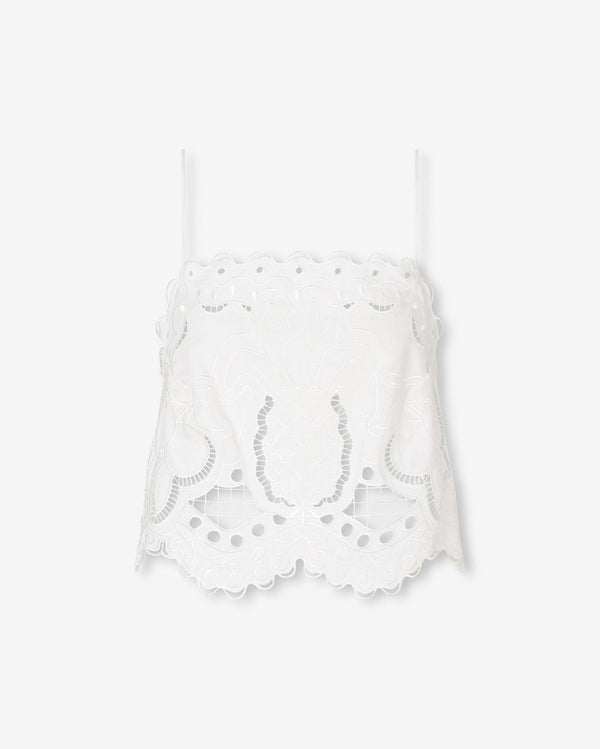 magali pascal FRUTTA TOP OFF WHITE