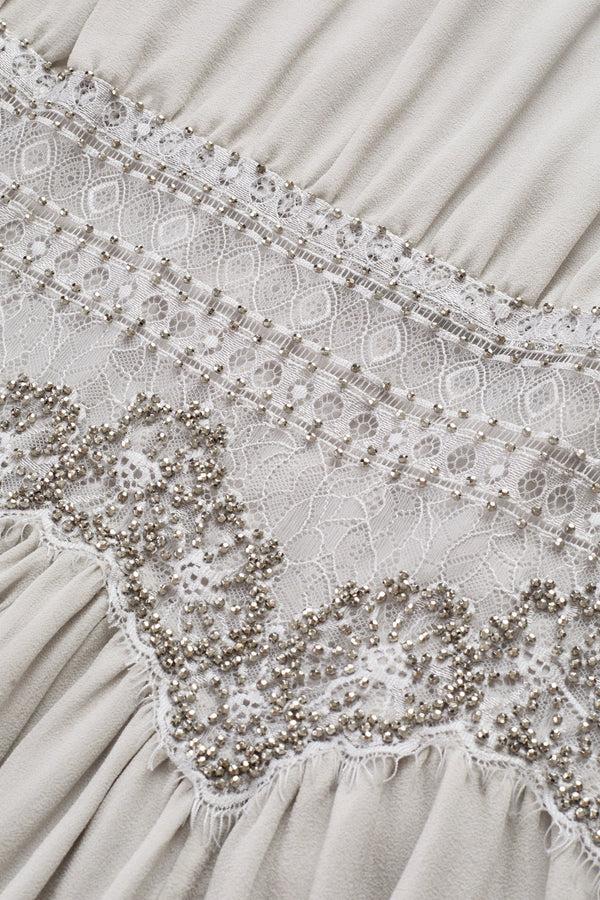 Magali Pascal FUJI DRESS SILVER GREY