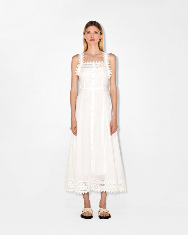 Magali Pascal GAELLE DRESS Off White
