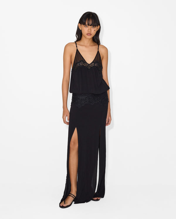 magali pascal GATSBY DRESS BLACK