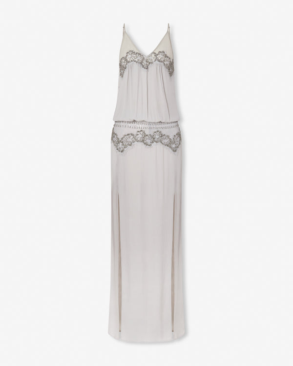 Magali Pascal GATSBY DRESS SILVER GREY