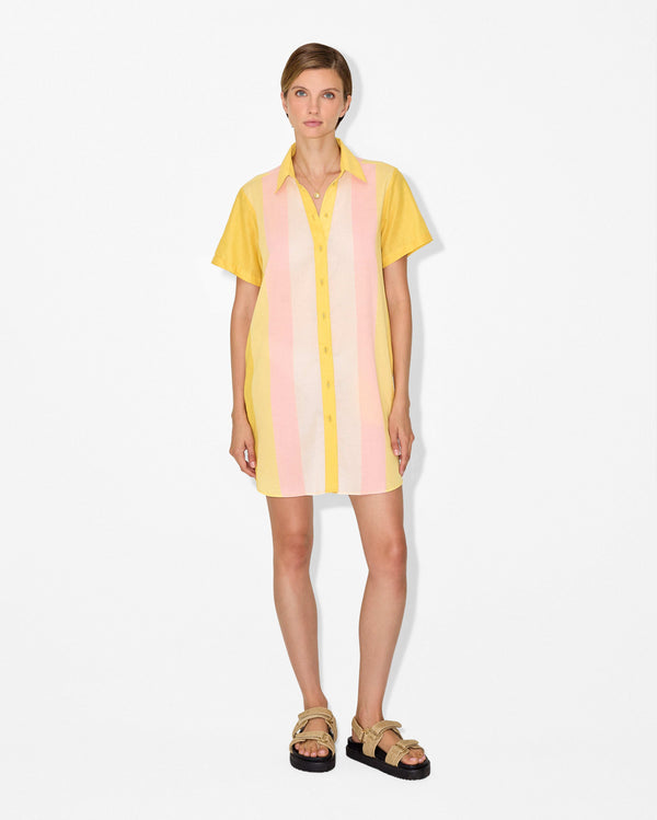 Magali Pascal GELATO SHIRT DRESS GELATO STRIPES