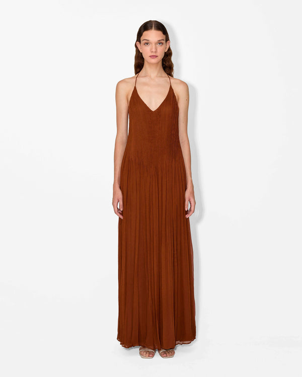 magali pascal HAYDIN MAXI DRESS TOFFEE