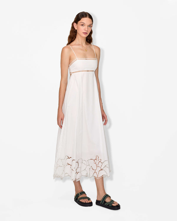 magali pascal HEANEY DRESS OFF WHITE