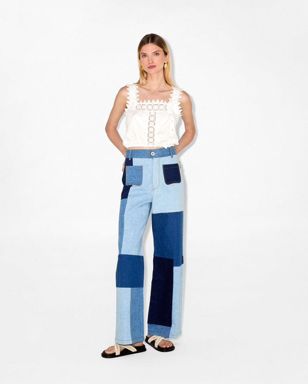 magali pascal HELENE TOP Off White