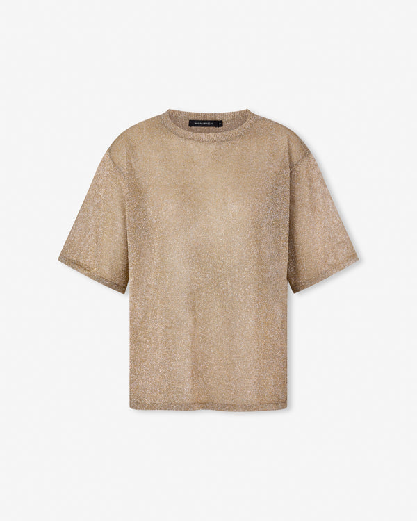 magali pascal JACKIE T-SHIRT SILVER GOLD