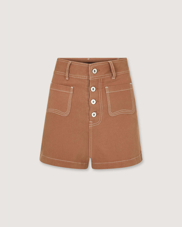 magali pascal JANIS SHORTS CAMEL