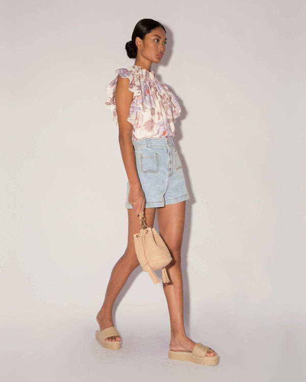 Magali Pascal JANIS SHORTS LIGHT BLUE