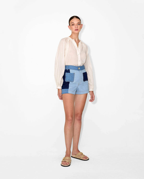 Magali Pascal JANIS SHORTS PATCHWORK