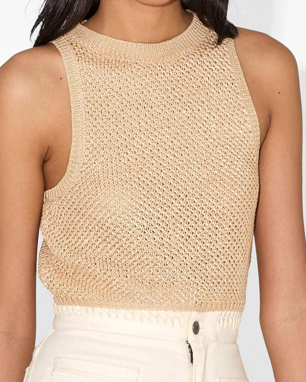 Magali Pascal JOHANNA CROP TOP Blush