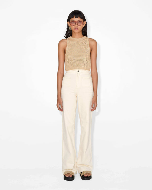 magali pascal JOHANNA CROP TOP Blush