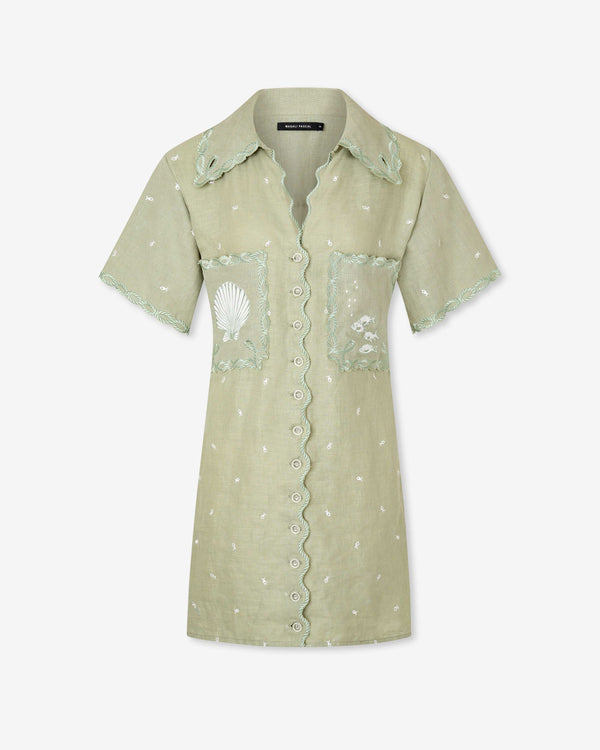 magali pascal LA MER SHIRT DRESS Tea