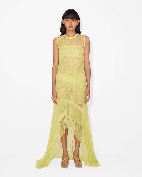 Magali Pascal LAST SONG DRESS COOL MATCHA