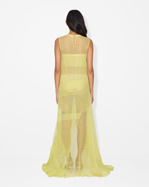 Magali Pascal LAST SONG DRESS COOL MATCHA