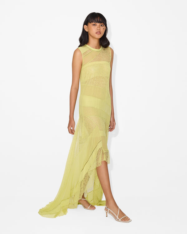 magali pascal LAST SONG DRESS COOL MATCHA