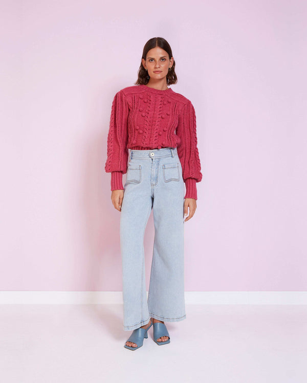 Magali Pascal LEA SWEATER FUCHSIA