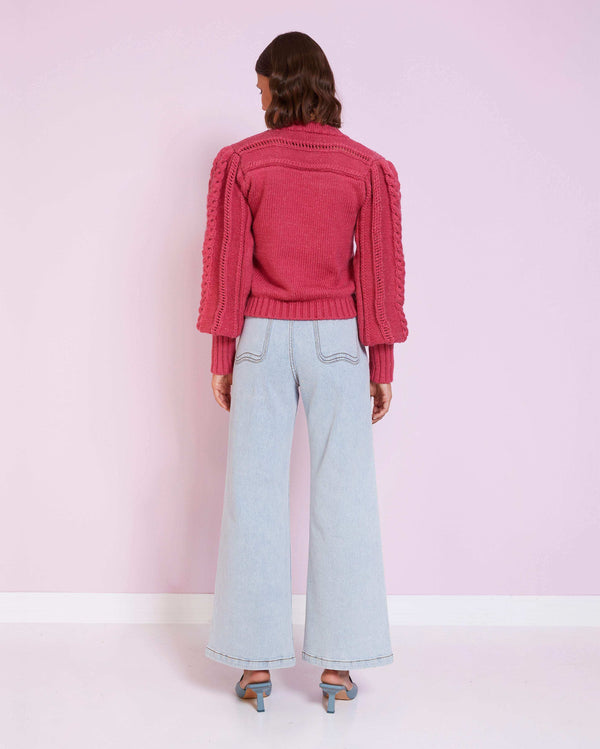 Magali Pascal LEA SWEATER FUCHSIA