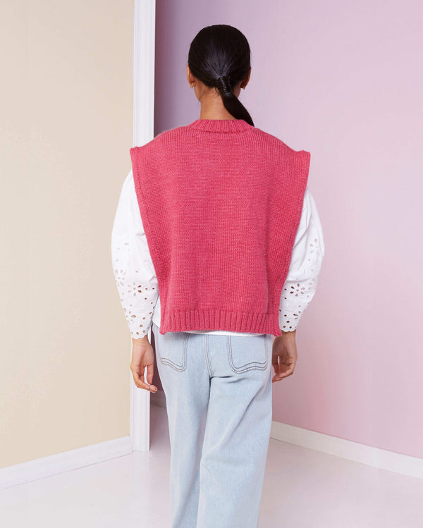 Magali Pascal LEA VEST FUCHSIA