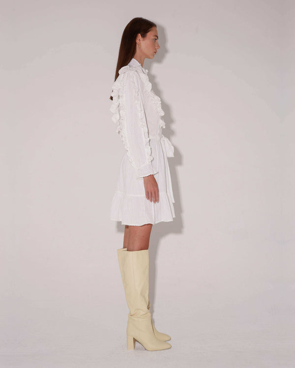 Magali Pascal LUCIANA DRESS OFF WHITE