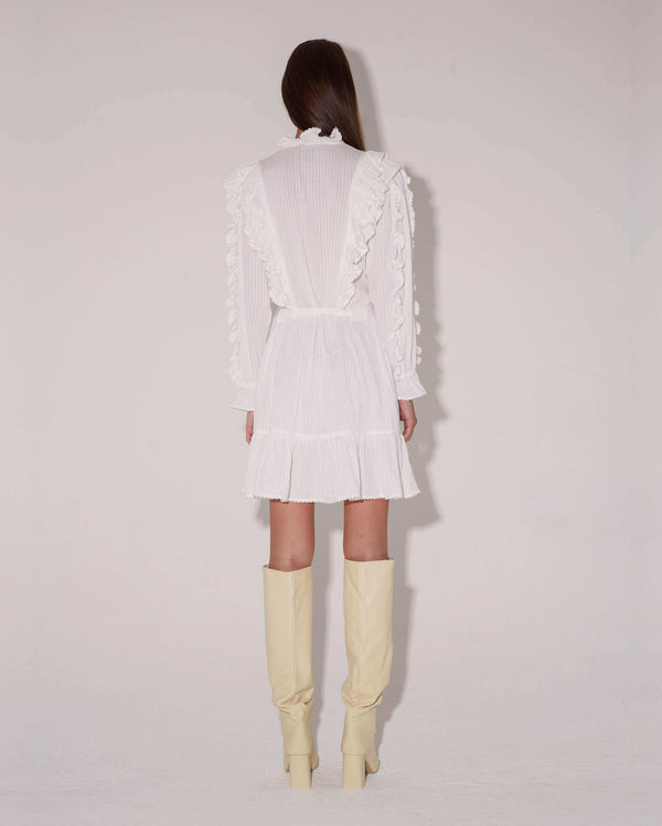 Magali Pascal LUCIANA DRESS OFF WHITE
