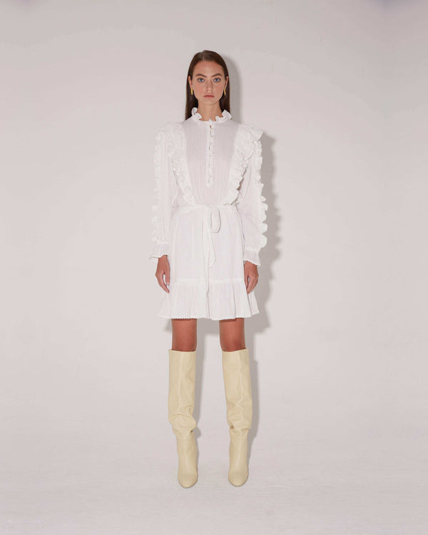 magali pascal LUCIANA DRESS OFF WHITE