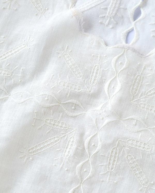 Magali Pascal LUDOVICA MAXI DRESS OFF WHITE