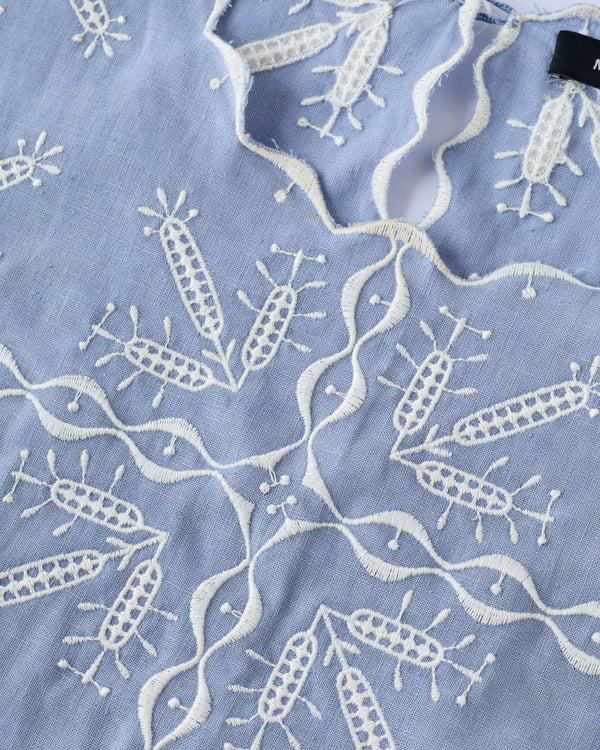 Magali Pascal LUDOVICA TOP HEATHER BLUE