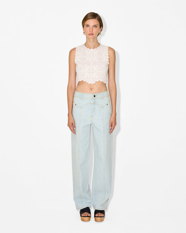 Magali Pascal LUDOVICA TOP OFF WHITE