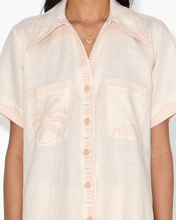 Magali Pascal MAEVA DRESS Cashew