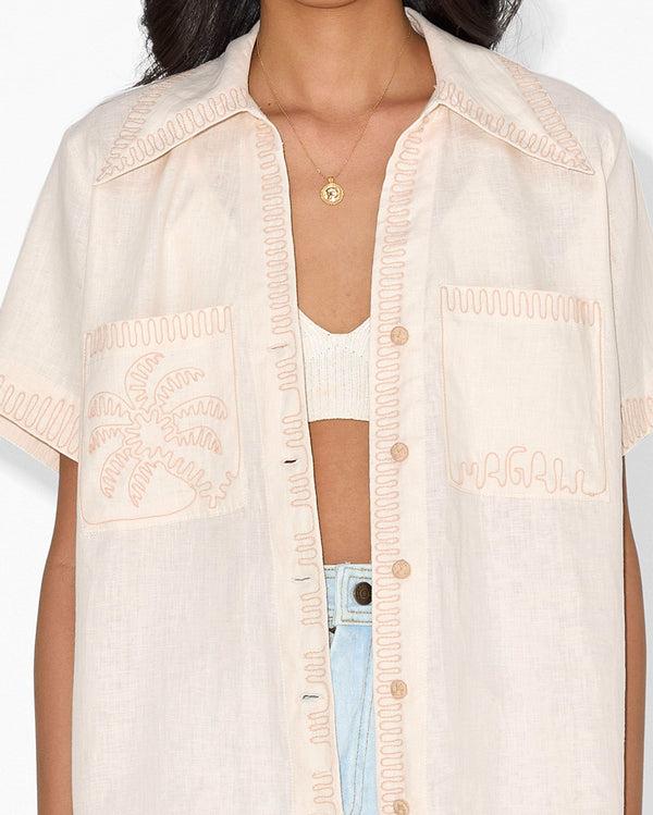 Magali Pascal MAEVA SHIRT Cashew