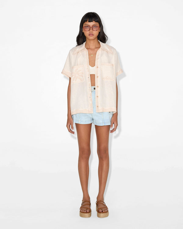 Magali Pascal MAEVA SHIRT Cashew