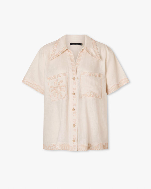 magali pascal MAEVA SHIRT Cashew