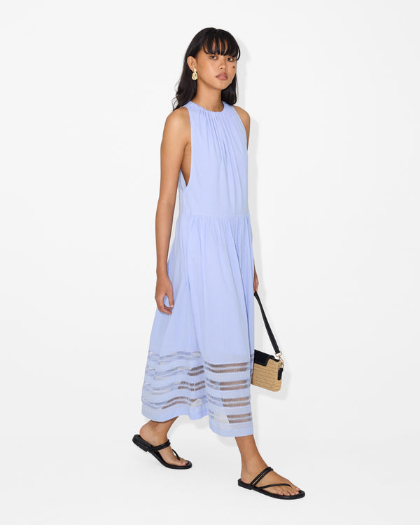 Magali Pascal MAGDA DRESS LIGHT IRIS