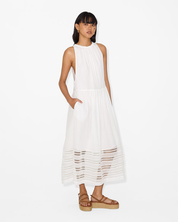 magali pascal MAGDA DRESS OFF WHITE
