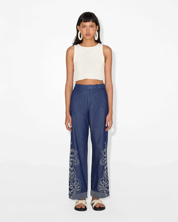 magali pascal MAHANA PANTS Blue