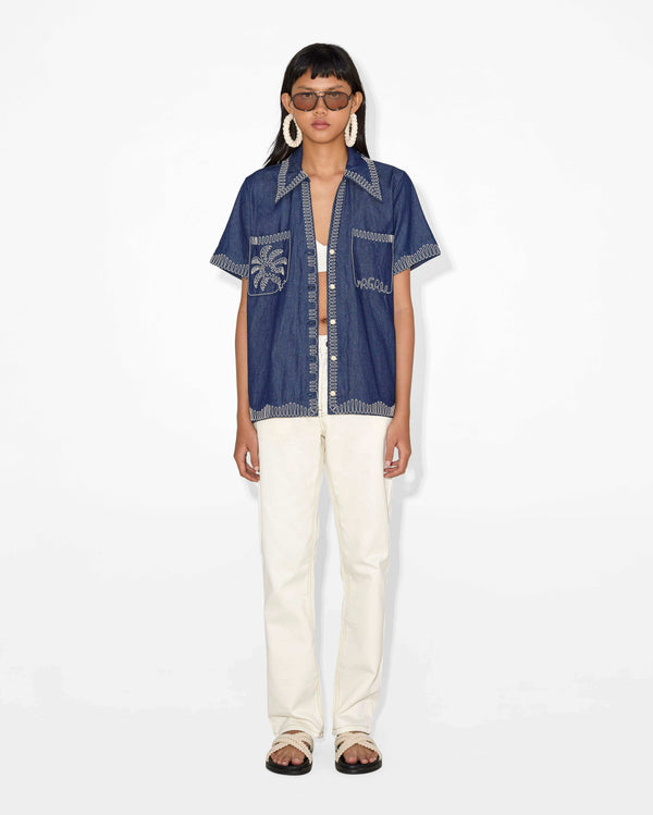 magali pascal MAHANA SHIRT Blue