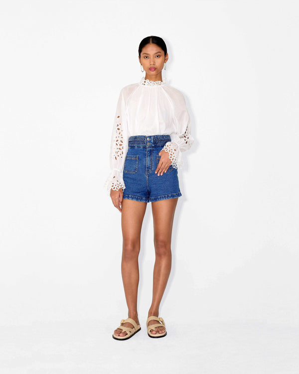 magali pascal MARCELINE TOP OFF WHITE