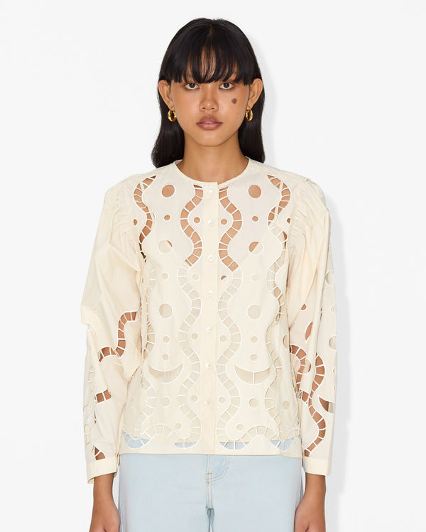 magali pascal MARELLA TOP ECRU