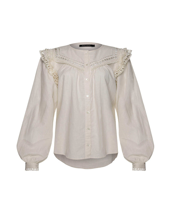 Magali Pascal MERSEJ SHIRT IVORY