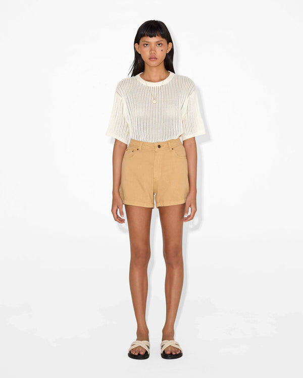 Magali Pascal MICHELLE SHORTS Camel