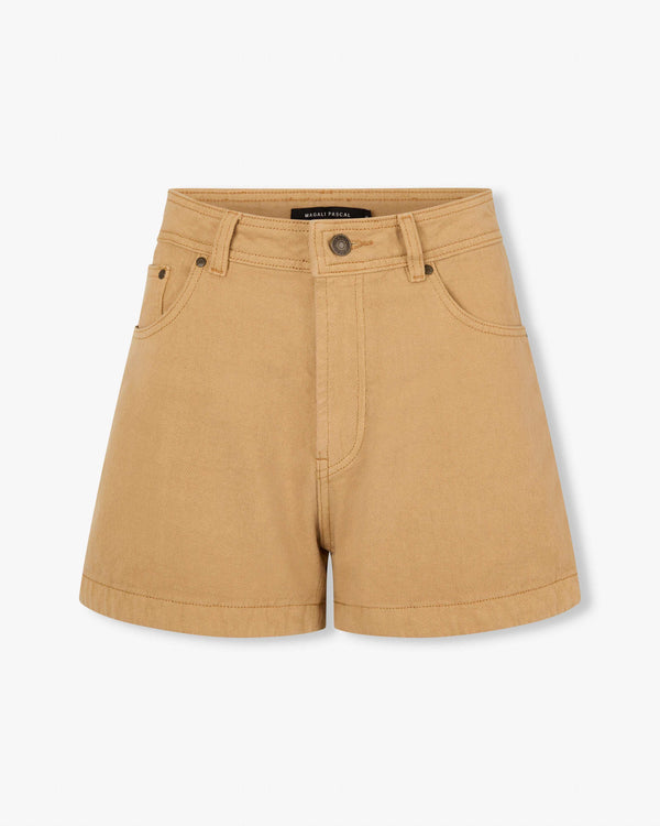 magali pascal MICHELLE SHORTS Camel