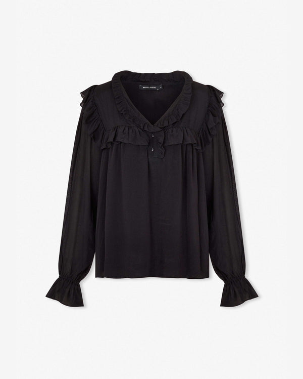 magali pascal MOLITOR TOP BLACK