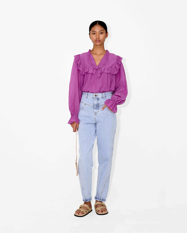 Magali Pascal MOLITOR TOP PLUM