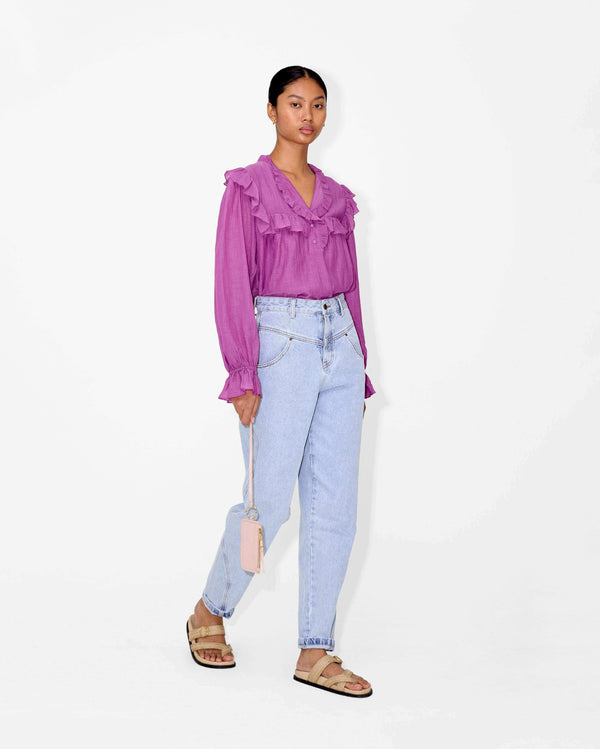 Magali Pascal MOLITOR TOP PLUM