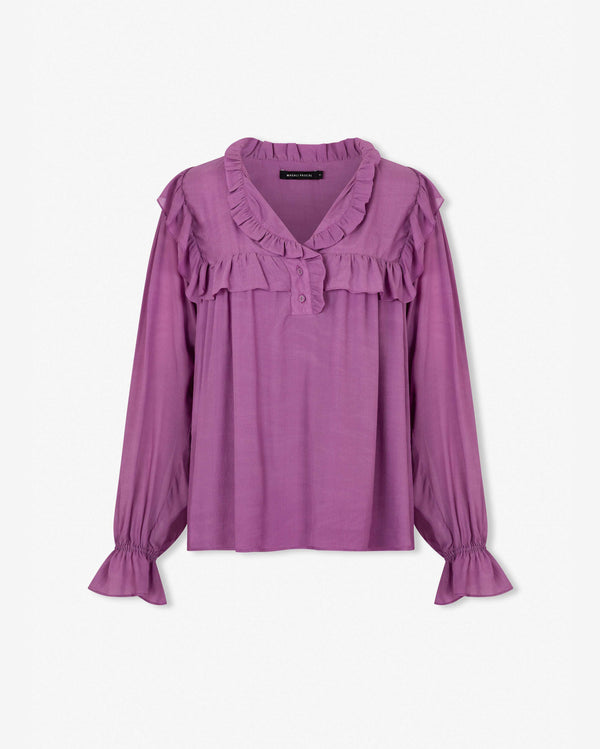 magali pascal MOLITOR TOP PLUM