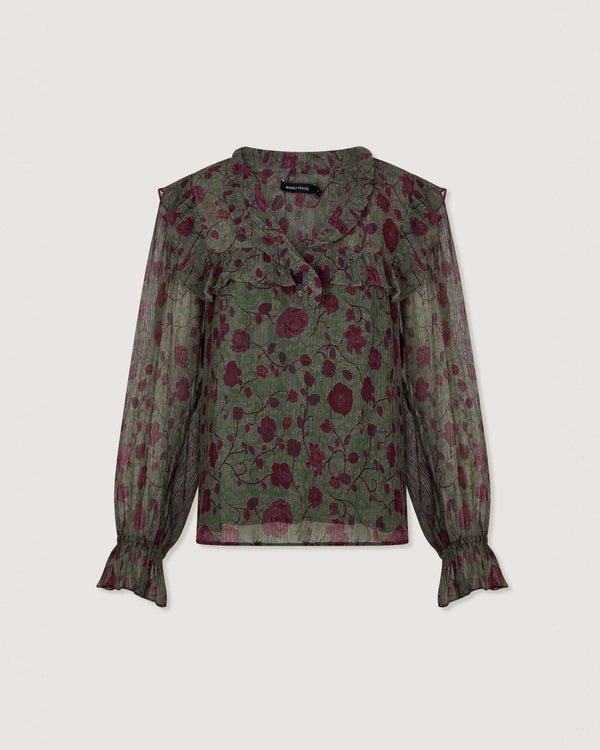 Magali Pascal MOLITOR TOP Tapestry Green