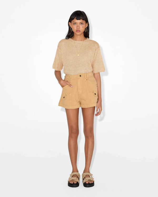 Magali Pascal MORA SHORTS Camel