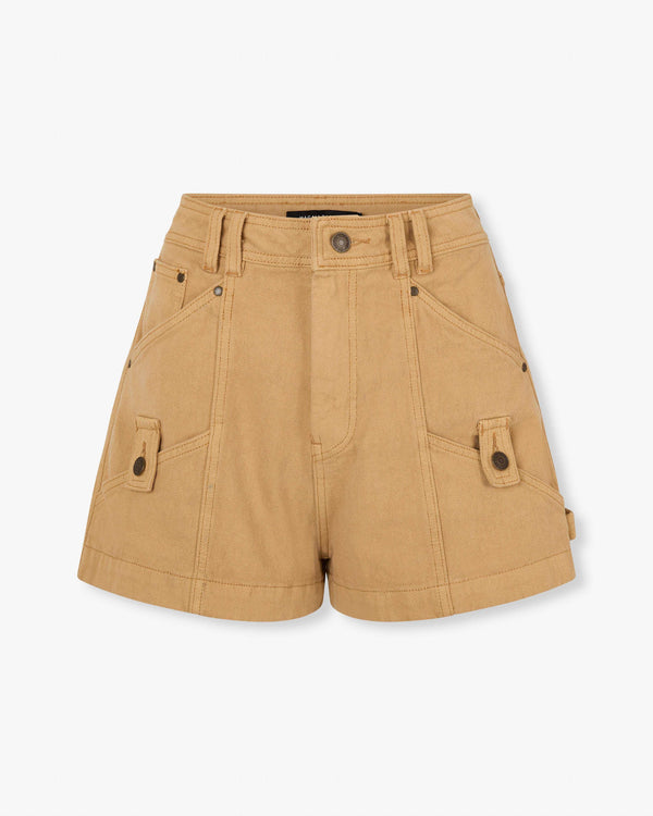 magali pascal MORA SHORTS Camel
