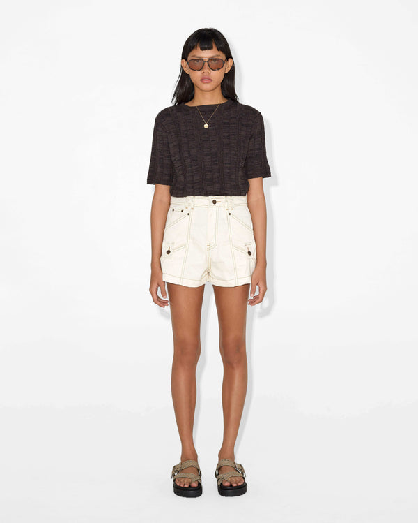 Magali Pascal MORA SHORTS Ecru